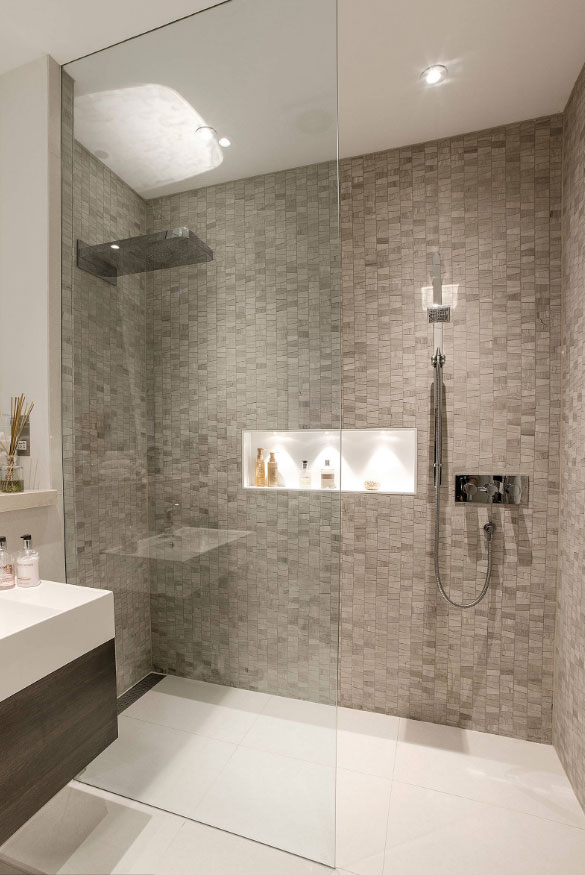 27 Walk in Shower Tile Ideas That Will Inspire You  Home 